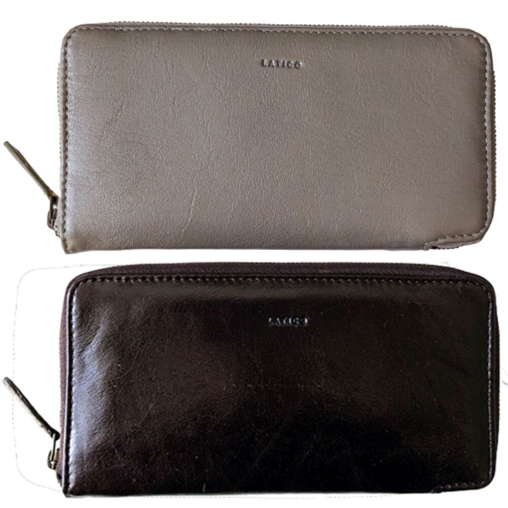 LATICO LENA SLIM ZIP WALLET